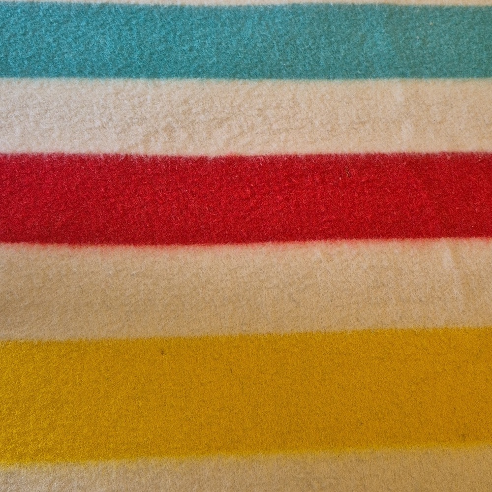 Hudson Bay Vintage 100% Wool 4 Point Blanket - Picture 4 of 11